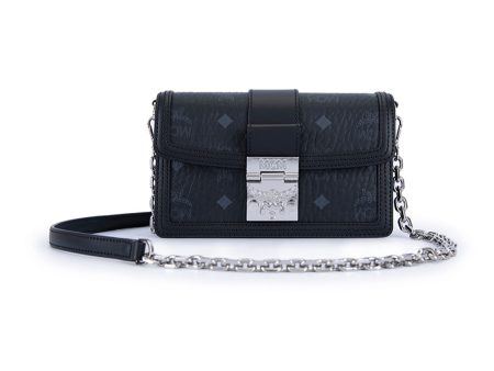 MCM Gretl Visetos Crossbody Bag Black  Mini Online