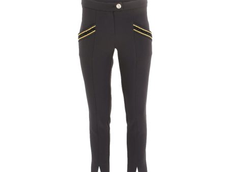 Simona Corsellini High Waist Black Pant For Discount