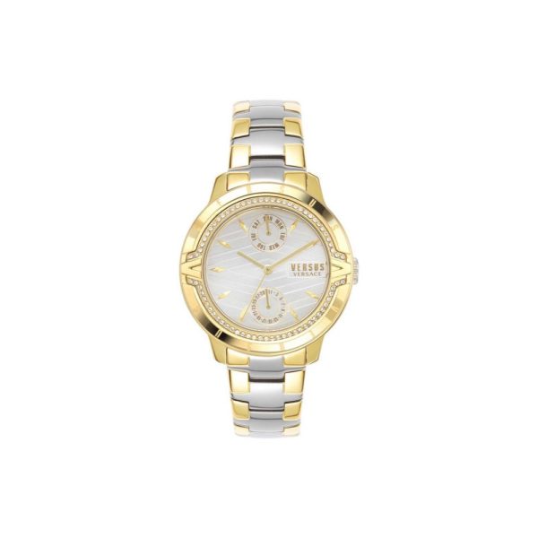 Versus Aymard Women Silver And Gold Watch Online Sale