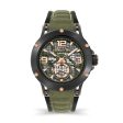 Cerruti 1881 Velletri Men  Rose Gold Black And Olive Watch Online now