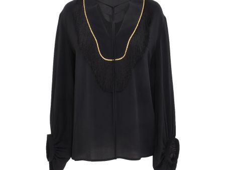 Simona Corsellini Black Long Sleeve Blouse on Sale