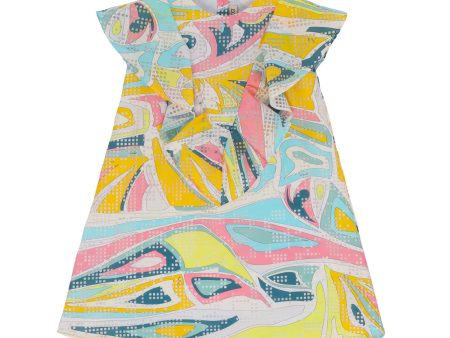 Emilio Pucci Graphic Print Multicolor Dress SS22 Fashion