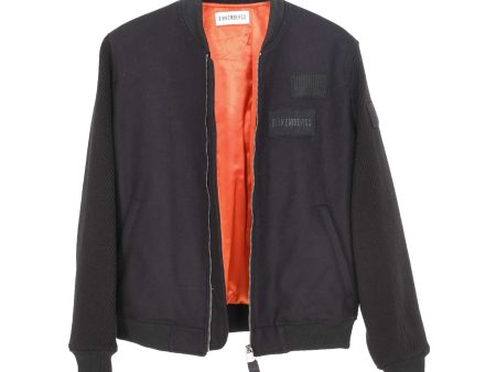 Bikkembergs Men s Bomber Black Jacket With Quilted Back Hot on Sale