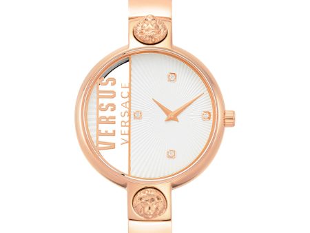 Versus Lea Women Silver And White Watch Discount