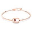 Swarovski Sparkling Dance Bangle Bracelet Red Rose gold-tone plated For Discount