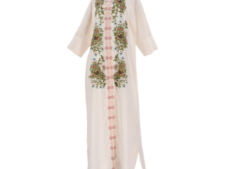 Amore Mio By Hitu Women s White Kaftan on Sale