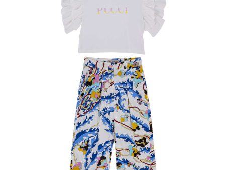 Emilio Pucci T-shirt & Pant Set SS22 For Sale