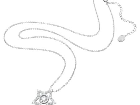 Swarovski Stella Necklace Pendant Star White Rhodium plated Online now