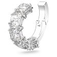 Swarovski Millenia Earcuff Single Square cut crystal White Rhodium plated Fashion