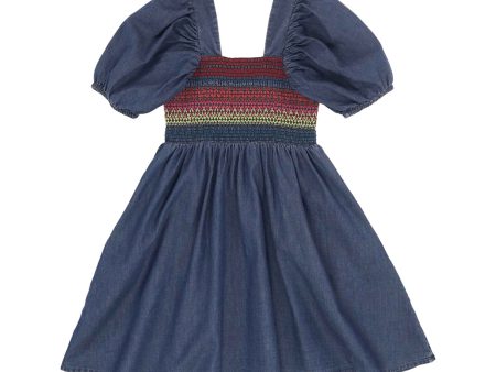 Stella McCartney Kids Denim Blue Dress  SS22 Online