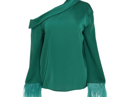 Simona Corsellini Fringe Long Sleeves Blouse Hot on Sale