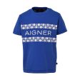 Aigner Kids Blue T-Shirt For Sale