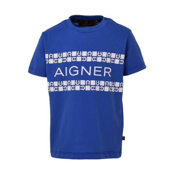 Aigner Kids Blue T-Shirt For Sale