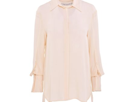 Simona Corsellini Silk Blend Long Sleeve Shirt Discount