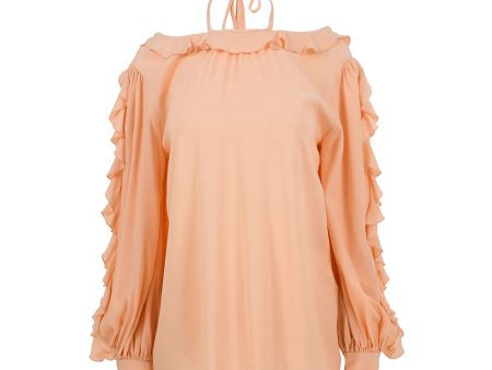 Simona Corsellini Women s Ruffle Blouse Online Hot Sale