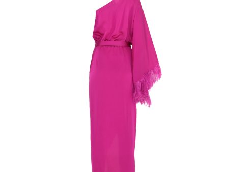 Simona Corsellini One Sleeve Long Dress Fashion