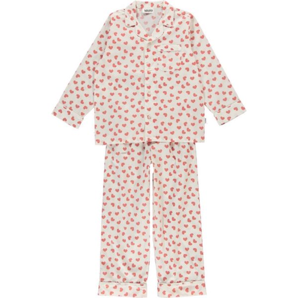  Molo Bolso Kids Smiley Print Pajama Set For Discount