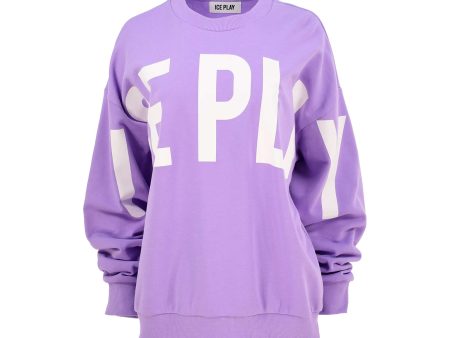 Ice Play Women s Lilac Sweatshirt For Cheap