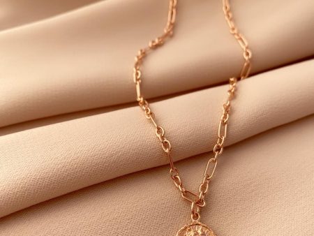 Chato Necklace Rose Gold Hot on Sale