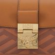 MCM Gretl Cubic Leather Crossbody Bag Cognac  Mini Sale