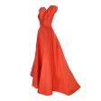 Amsale V-Neck Evening Gown Sale