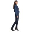 Replay Women s Atelier Replay Denim Shirt with Ruffles For Cheap