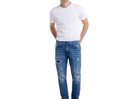 Replay Men s Slim Tapered fit Mickym Jeans on Sale