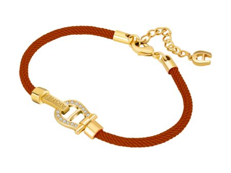 Aigner  Women Red And Gold-Plated Bracelet For Discount