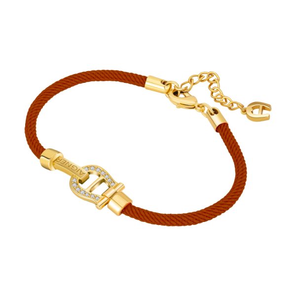 Aigner  Women Red And Gold-Plated Bracelet For Discount