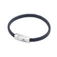 Aigner  Men Silver And Blue Bracelet Cheap