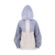 Ice Play Women s White and Blue Hooded Jacket Supply