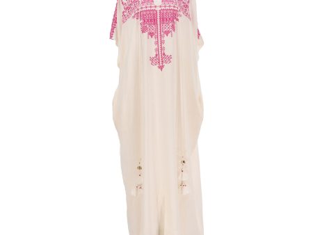 Amore Mio By Hitu Women s White Kaftan on Sale