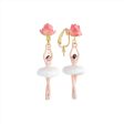 Les Nereides Lotus Flower Ballerina Earrings  Cheap