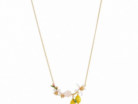 Les Nereides Lemons Flower Buds And Lemon Blossom Statement Necklace on Sale