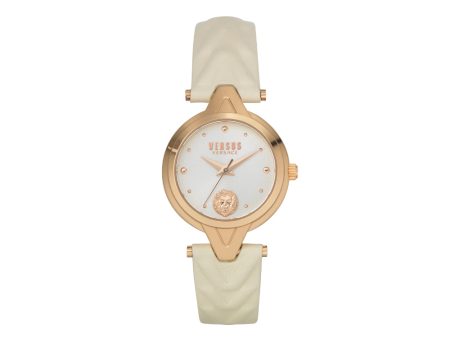 Versus Forlanini Women White And Beige Watch For Discount