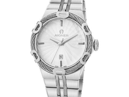 Aigner Parma Men s Silver Watch Online