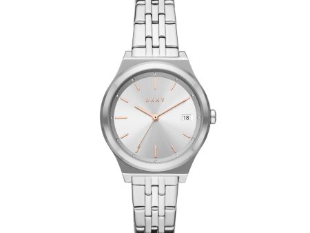 DKNY Parsons Stainless Steel Silver Tone Women s Watch Online Sale