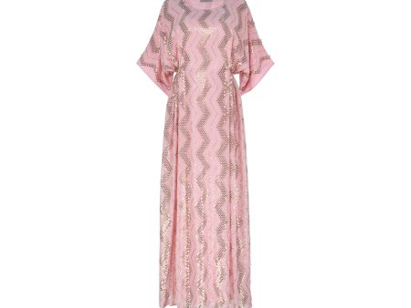 Shaira Women s Pink Kaftan For Discount