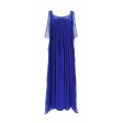 Alberta Ferretti Gathered Silk-Voile Dress on Sale