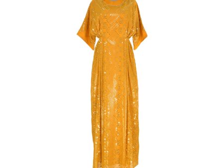 Shaira Women s Mustard Kaftan Fashion