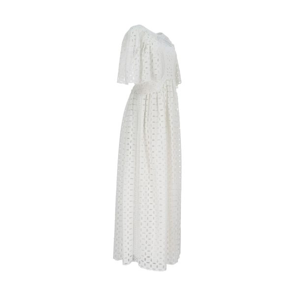 Alberta Ferretti Women s Broderie Anglaise Dress Sale