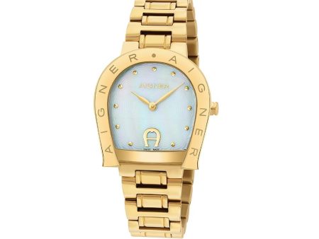 Aigner Ravenna Gold Plated Ladies  Watch on Sale