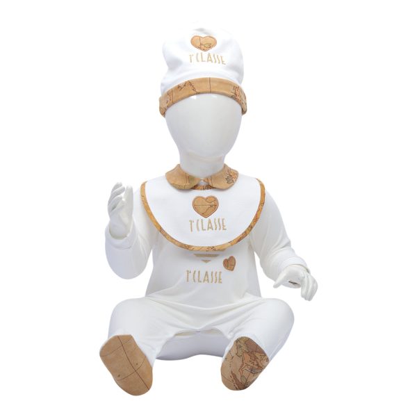 Alviero Martini Prema Classe Cream Geo Sleepsuit Online now