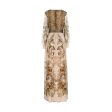 Alberta Ferretti Floral and Snake Print Silk Long Dress Online