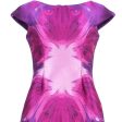 Alberta Ferretti Butterfly-Print A-line Gown For Sale