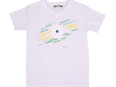 Brazil Football White T-Shirt Supply