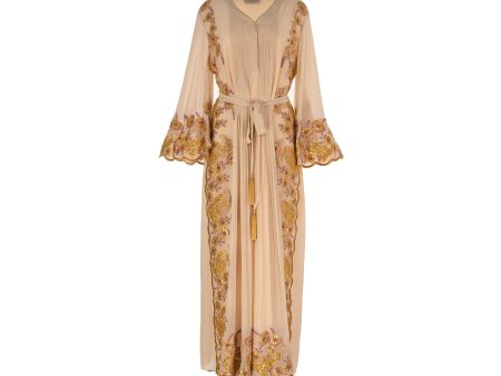 Shaira Women s Beige Jalabiya Online now