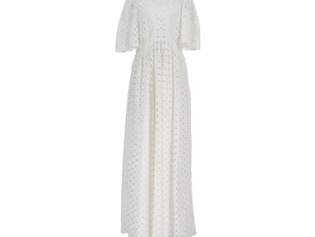 Alberta Ferretti Women s Broderie Anglaise Dress Sale