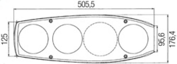 Hella Lamp Srbblzr Smlr Rh Mg12 2Vp (MOQ 10) For Discount