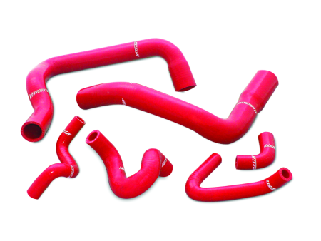 Mishimoto 86-93 Ford Mustang Red Silicone Hose Kit Fashion